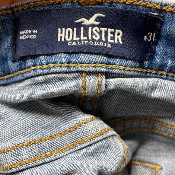 Hollister Skinny Denim Shorts Size 31 - Picture 6 of 7